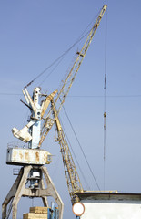 port loading job by crane Trade Port Shipping