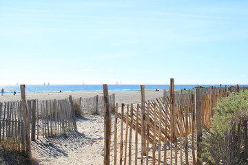 Carnon Plage dans l'Hérault, France