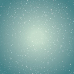 Simple Winter and Christmas abstract snowy background