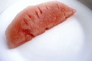 watermelon and watermelon pieces