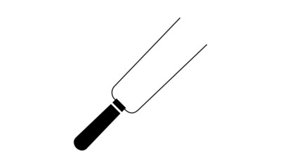 Waffle Fork Icon Illustration