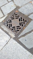 ancient  street manhole