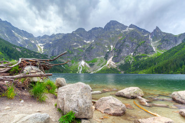 Tatra mountains with Eye of the Sea lake, Poland © kwiatek7
