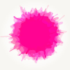 Abstract artistic paint drop