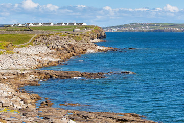 Obraz premium Irish cottage houses in Burren, Co. Clare