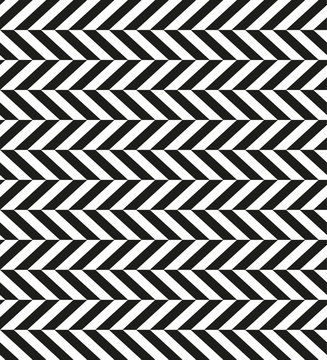 Seamless Black - White Geometric Pattern