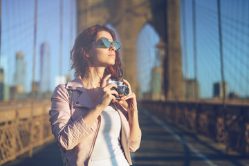 Smiling photographer