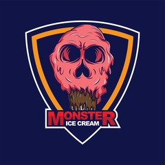 Ice cream design template