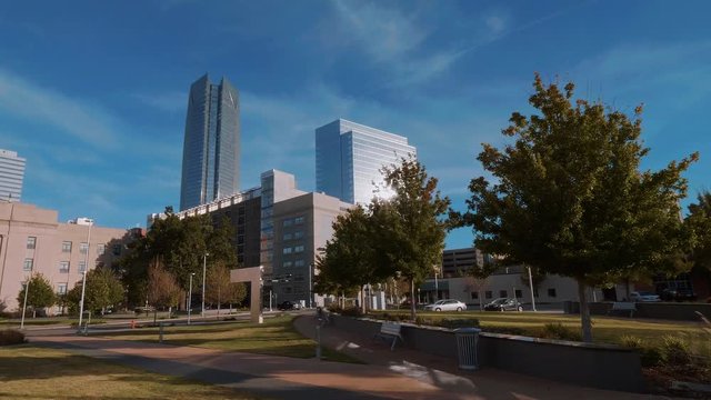 Bicentennial Park in Oklahoma City and Devon Energy Tower