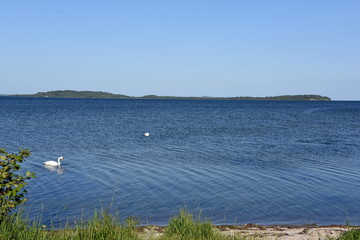 insel Vilm von der Insel Rügen gesehen