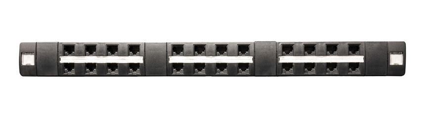 Network Cat5e Patch Panel With 24 Ports