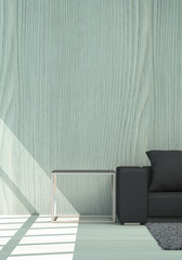 Close Up Background In Living Area For Background Concept 3d Rendering
