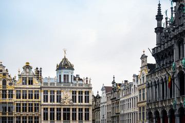 Fototapeta na wymiar ancient buildings at Brussels, Belgium
