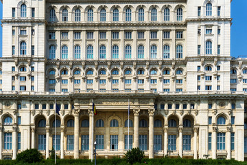 Fototapeta na wymiar Palace of Parliament in Bucharest, Romanian