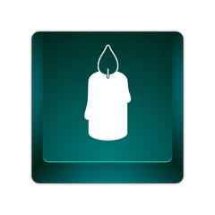 grüne 3D Taste - Kerze