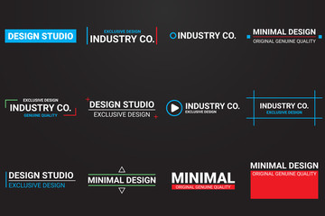 Minimal Vector Logo for banner