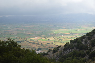 Fototapeta na wymiar Lassithi plateau on Crete. Greece.Europe