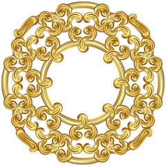 gold wreath
