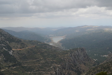 Obraz premium Lake in Crete mountains. Greece. Europe