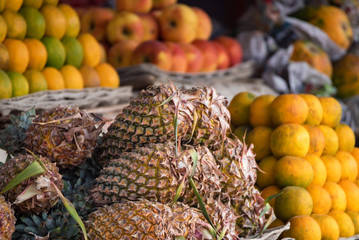 Fruits and vegetables at marketplace