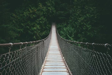 Fotobehang Lynn Valley suspensin Bridge North Vancouver © Eagle