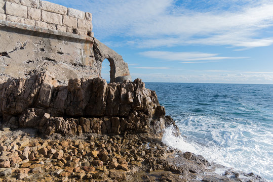 C&ocirc;te d'Azur ,mer m&eacute;diterran&eacute;e , Cap d'Antibe