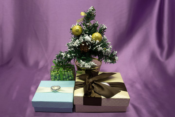 Christmas gifts under the tree