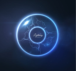 Lightning vector background. EPS10