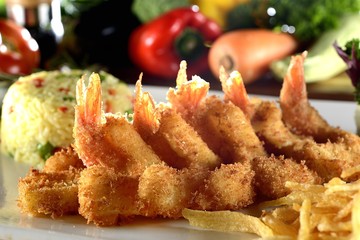  Shrimp and Rice (Camarão á Grega)