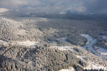 snow landscape, located in black forest germany
