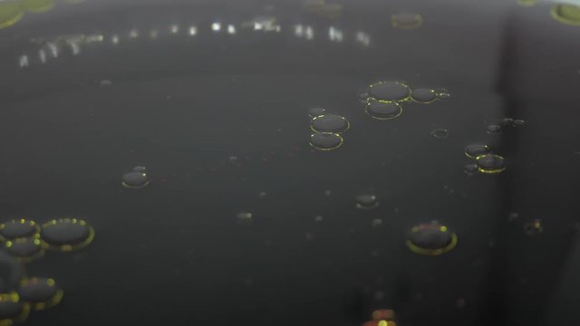Ink & Oil Small Bubbles Fast swirly Movement