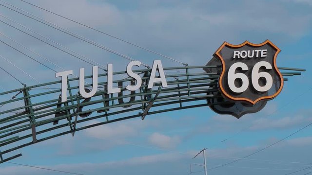 Tulsa Gate on historic Route 66 in Oklahoma