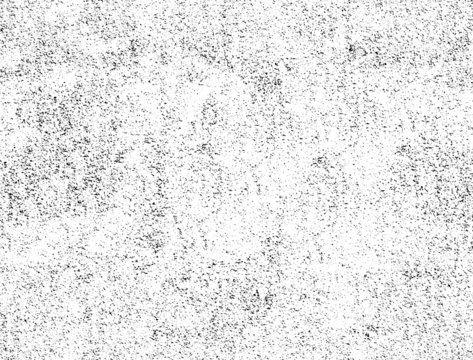 Grunge Black And White Urban Vector Texture Trasparent. Dark Messy Dust Background. Abstract Dotted, Vintage Grain