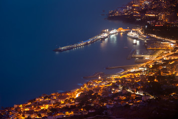 Funchal by night,Madeira