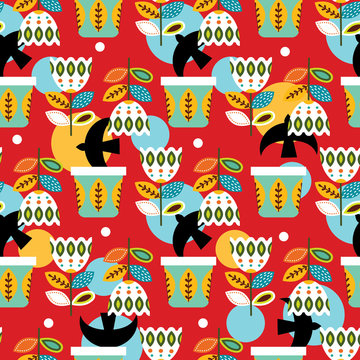 Mexican bright pattern