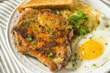 Homemade Fried Breakfast Pork Chops