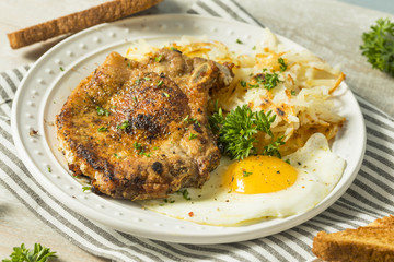 Homemade Fried Breakfast Pork Chops