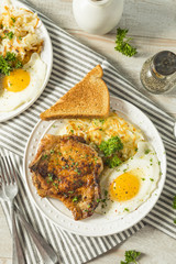 Homemade Fried Breakfast Pork Chops