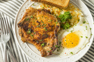 Homemade Fried Breakfast Pork Chops