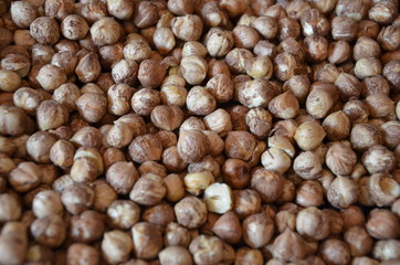 Mucchio di Nocciole Piemonte IGP, tipologia tonda gentile trilobata delle langhe