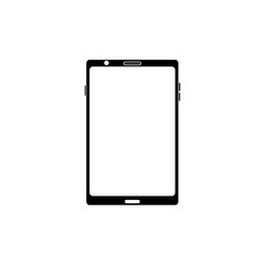 mobile phone gadget technology touch screen vector illustration black image