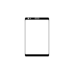 mobile phone gadget technology touch screen vector illustration black image