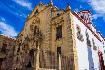 Church. Church in the city of Ronda. Province of Malaga, Andalusia, Spain. Photo taken – 13 n ovember 2017.