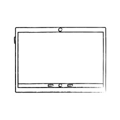 Obraz premium device technology tablet computer gadget vector illustration