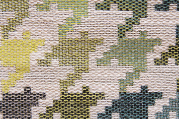 Fototapeta premium Texture of decorative canvas fabric in a rural rustic style