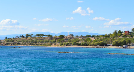 Obraz premium Seaview on Aegina Island in Greece