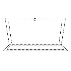 laptop wifi internet device gadget screen vector illustration