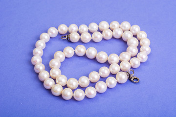Beautiful female pearl beads
