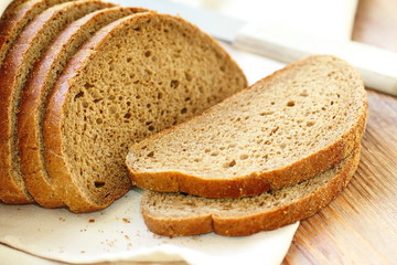 Homemade rye bread
