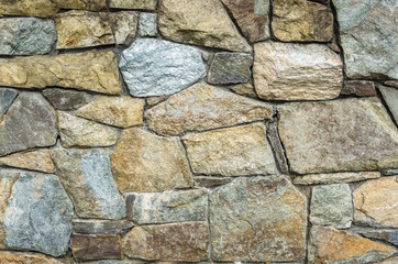 Close up of a Stone Wall. Texture Background.
